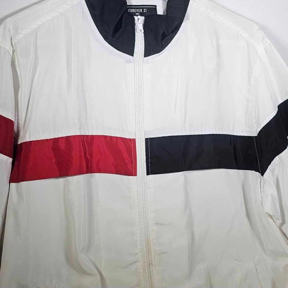 Vintage Forever 21 Full Zip Men's Jacket - Size Large.